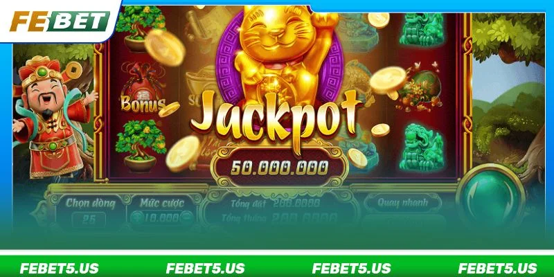 Jackpot tại Nổ hũ Thần Tài có giá trị cực lớn