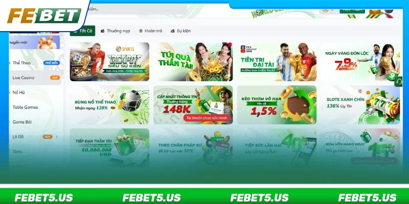 Đăng Ký FEBET Tạo tài khoản chơi tại nhà cái FEBET để hưởng khuyến mãi hấp dẫn